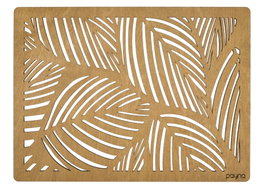 Hermia Juego de Salvamanteles de Madera Plane - Honey